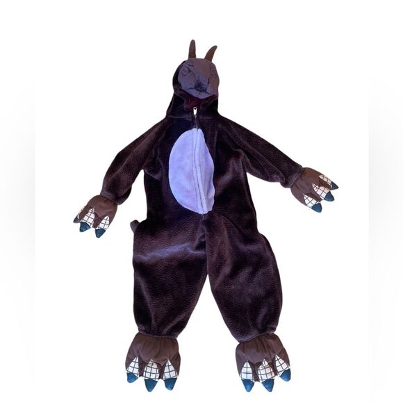 Dragon or Dinosaur Plush Halloween Costume Toddler Size 3 - Picture 1 of 12